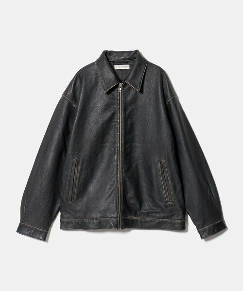 BEAUTY&YOUTH UNITED ARROWS / ビューティー&ユース ユナイテッドアローズ その他アウター | ラブ レザー ワーク ジャケット | 詳細6