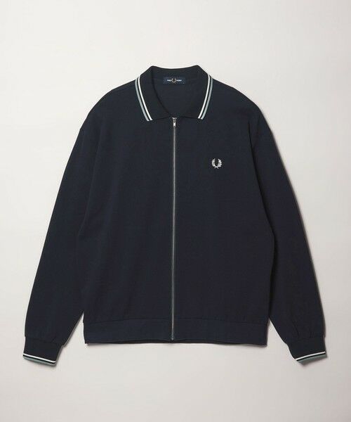 BEAUTY&YOUTH UNITED ARROWS / ビューティー&ユース ユナイテッドアローズ カーディガン・ボレロ | 【別注】＜FRED PERRY＞ツインティップ ジップ ジャケット（NAVY）
