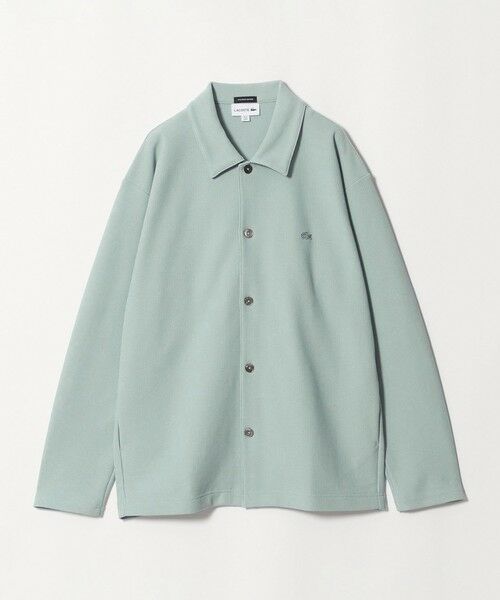 BEAUTY&YOUTH UNITED ARROWS / ビューティー&ユース ユナイテッドアローズ カーディガン・ボレロ | ＜LACOSTE for BEAUTY&YOUTH＞ ワントーン シャツ ジャケット（MD.GRAY）