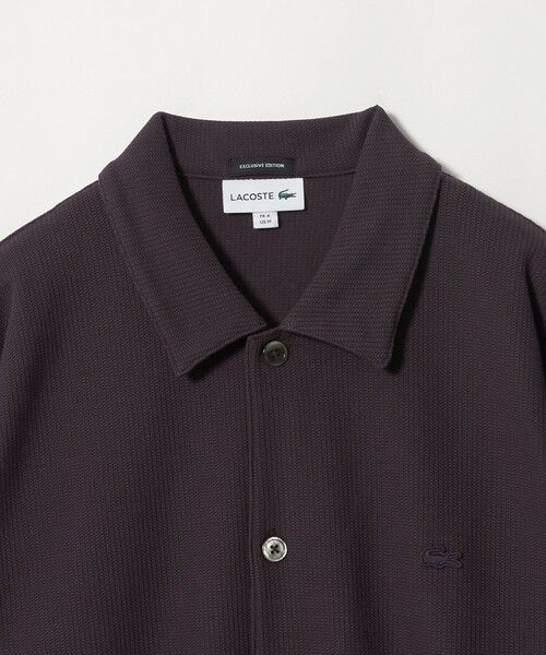 BEAUTY&YOUTH UNITED ARROWS / ビューティー&ユース ユナイテッドアローズ カーディガン・ボレロ | ＜LACOSTE for BEAUTY&YOUTH＞ ワントーン シャツ ジャケット | 詳細14