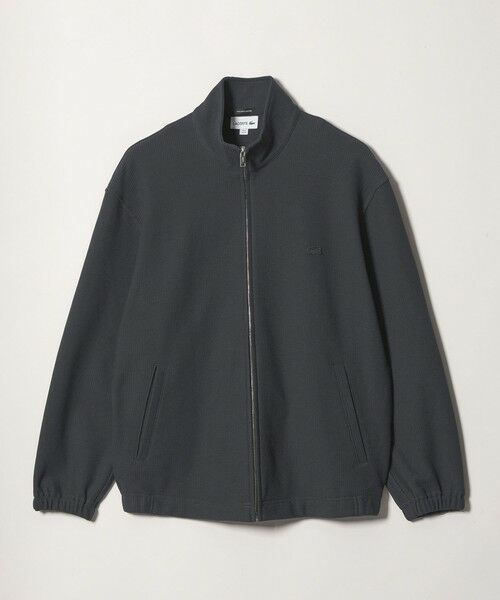 BEAUTY&YOUTH UNITED ARROWS / ビューティー&ユース ユナイテッドアローズ カーディガン・ボレロ | ＜LACOSTE for BEAUTY&YOUTH＞ ワントーン ジップ ブルゾン（DK.GRAY）