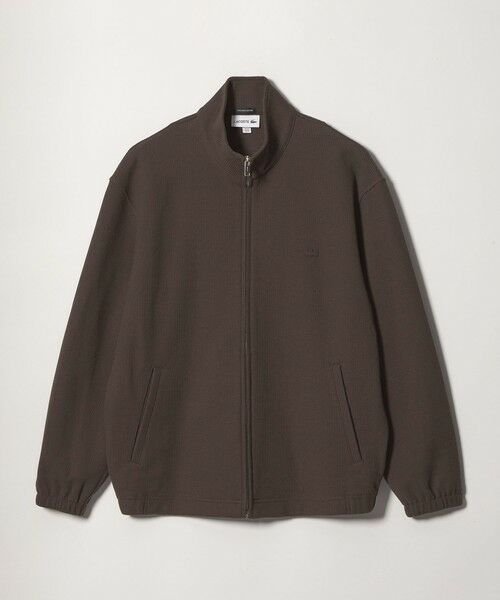 BEAUTY&YOUTH UNITED ARROWS / ビューティー&ユース ユナイテッドアローズ カーディガン・ボレロ | ＜LACOSTE for BEAUTY&YOUTH＞ ワントーン ジップ ブルゾン（MD.BROWN）
