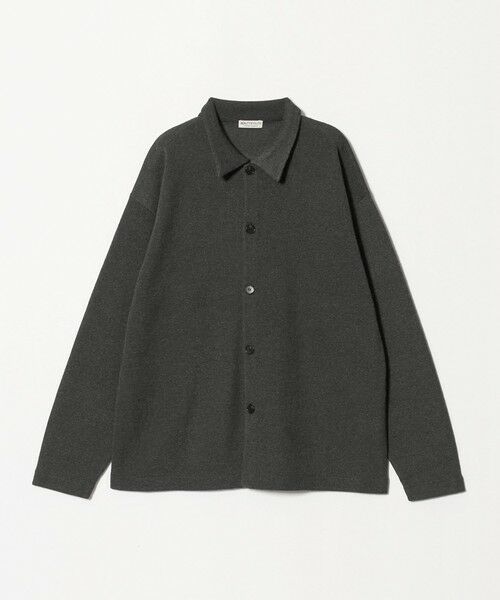 BEAUTY&YOUTH UNITED ARROWS / ビューティー&ユース ユナイテッドアローズ カーディガン・ボレロ | ハーフ ミラノ ニット シャツ ウォッシャブル（DK.GRAY）