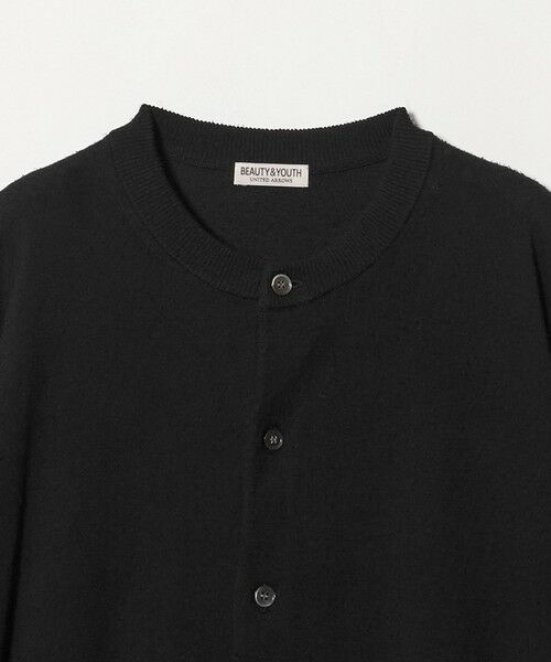 BEAUTY&YOUTH UNITED ARROWS / ビューティー&ユース ユナイテッドアローズ カーディガン・ボレロ | フェザーヤーン クルーネック カーディガン ウォッシャブル | 詳細1