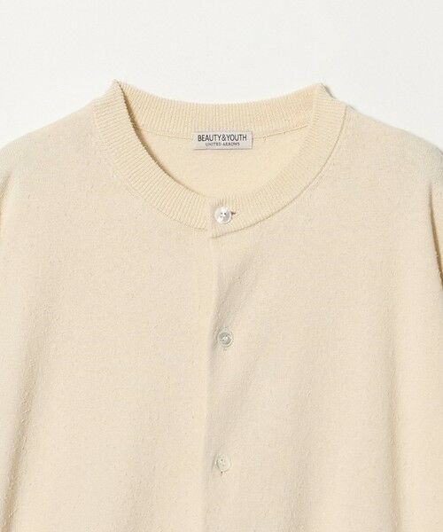 BEAUTY&YOUTH UNITED ARROWS / ビューティー&ユース ユナイテッドアローズ カーディガン・ボレロ | フェザーヤーン クルーネック カーディガン ウォッシャブル | 詳細4