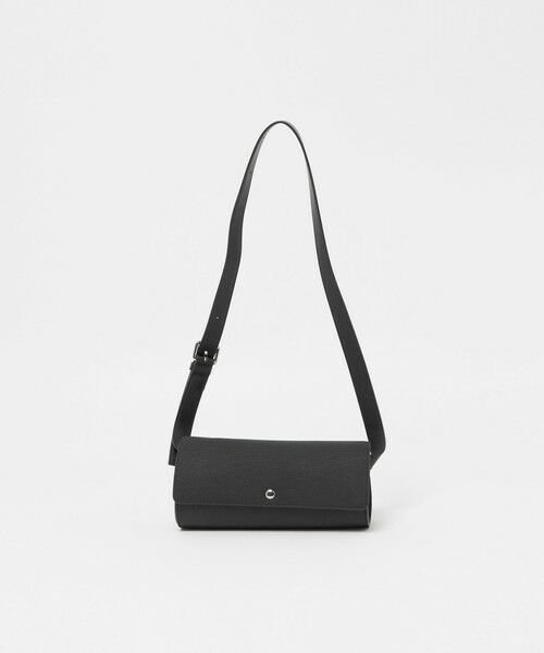 BEAUTY&YOUTH UNITED ARROWS / ビューティー&ユース ユナイテッドアローズ ショルダーバッグ | “Emboss Bag Series” ラウンド ショルダー バッグ（BLACK）