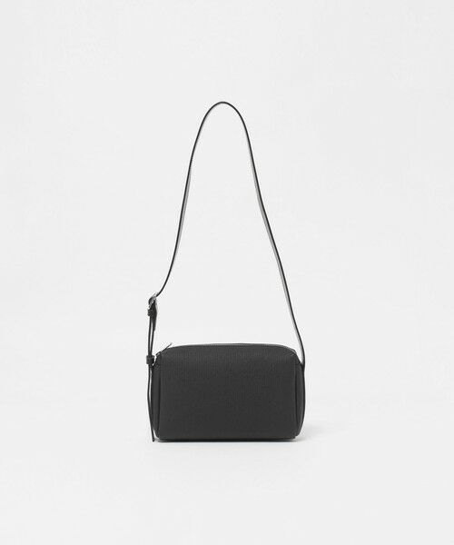 BEAUTY&YOUTH UNITED ARROWS / ビューティー&ユース ユナイテッドアローズ ショルダーバッグ | “Emboss Bag Series” クロス ショルダー バッグ（BLACK）