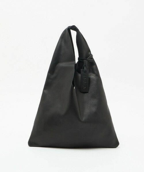 BEAUTY&YOUTH UNITED ARROWS / ビューティー&ユース ユナイテッドアローズ トートバッグ | ＜LA UNIQA＞レザー トートバッグ（BLACK）