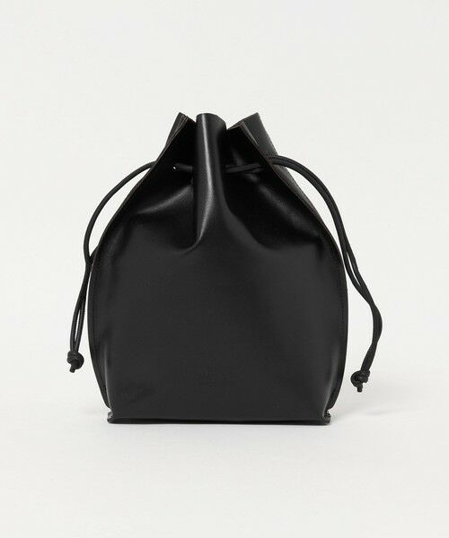 BEAUTY&YOUTH UNITED ARROWS / ビューティー&ユース ユナイテッドアローズ ハンドバッグ | ティー コア レザー パース（BLACK）
