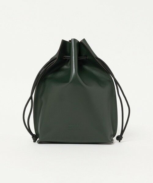 BEAUTY&YOUTH UNITED ARROWS / ビューティー&ユース ユナイテッドアローズ ハンドバッグ | ティー コア レザー パース（DK.GREEN）