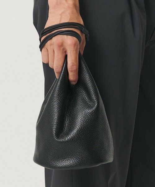 BEAUTY&YOUTH UNITED ARROWS / ビューティー&ユース ユナイテッドアローズ ハンドバッグ | 【WEB限定】シボ レザー パース | 詳細10
