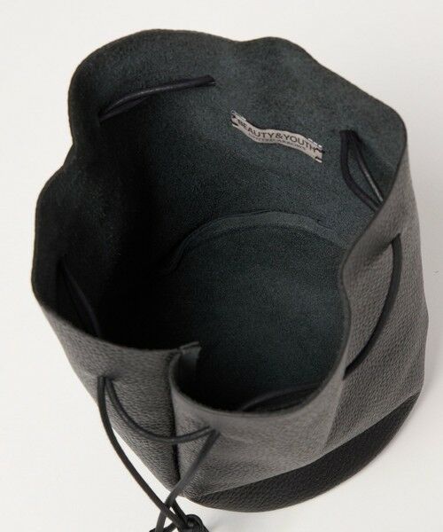 BEAUTY&YOUTH UNITED ARROWS / ビューティー&ユース ユナイテッドアローズ ハンドバッグ | 【WEB限定】シボ レザー パース | 詳細7