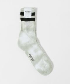 BEAUTY&YOUTH UNITED ARROWS / ビューティー&ユース ユナイテッドアローズ ソックス | 2ライン パイル クルー タイダイ ソックス