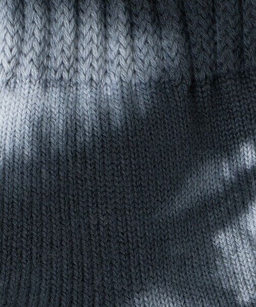BEAUTY&YOUTH UNITED ARROWS / ビューティー&ユース ユナイテッドアローズ ソックス | 2ライン パイル クルー タイダイ ソックス | 詳細1