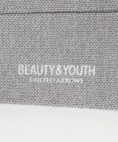 BEAUTY&YOUTH UNITED ARROWS / ビューティー&ユース ユナイテッドアローズ ソックス | シルケット リブ レギュラー ソックス | 詳細6