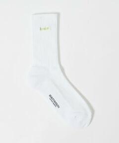 BEAUTY&YOUTH UNITED ARROWS / ビューティー&ユース ユナイテッドアローズ ソックス | フリーダム スタンダード エンブロイダリー ロゴ クルー ソックス