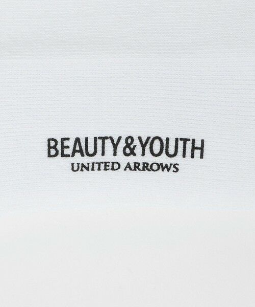 BEAUTY&YOUTH UNITED ARROWS / ビューティー&ユース ユナイテッドアローズ ソックス | フリーダム スタンダード エンブロイダリー ロゴ クルー ソックス | 詳細3