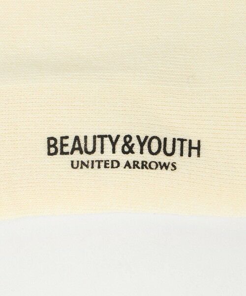 BEAUTY&YOUTH UNITED ARROWS / ビューティー&ユース ユナイテッドアローズ ソックス | フリーダム スタンダード エンブロイダリー ロゴ クルー ソックス | 詳細6