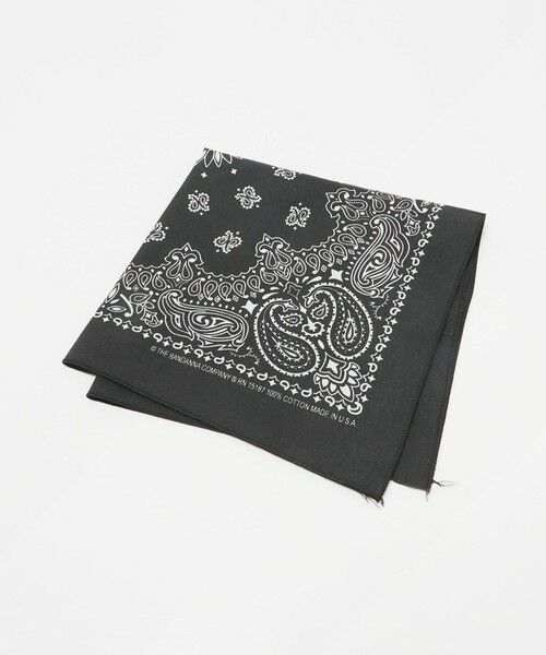 BEAUTY&YOUTH UNITED ARROWS / ビューティー&ユース ユナイテッドアローズ バンダナ・スカーフ | ＜Hav-A-Hank＞ペイズリー バンダナ（BLACK）