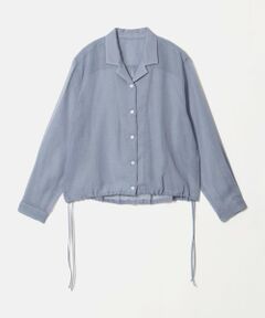 BEAUTY&YOUTH UNITED ARROWS / ビューティー&ユース ユナイテッドアローズ シャツ・ブラウス | シアー ドローストリング オープンカラーシャツ