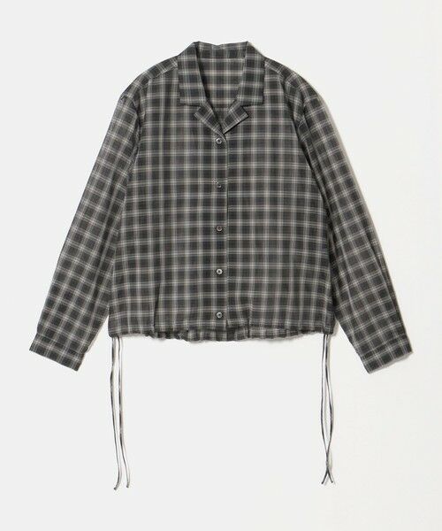 BEAUTY&YOUTH UNITED ARROWS / ビューティー&ユース ユナイテッドアローズ シャツ・ブラウス | シアー ドローストリング オープンカラーシャツ（その他1）