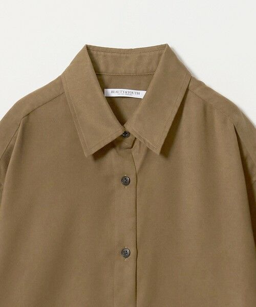 BEAUTY&YOUTH UNITED ARROWS / ビューティー&ユース ユナイテッドアローズ シャツ・ブラウス | ポリエステル スエードライク シャツ | 詳細1
