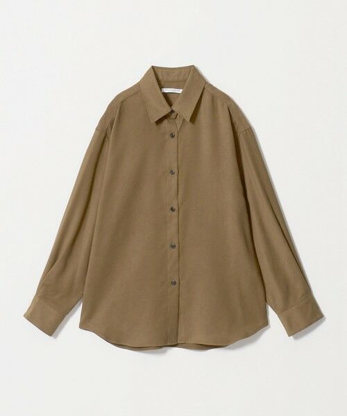 BEAUTY&YOUTH UNITED ARROWS / ビューティー&ユース ユナイテッドアローズ シャツ・ブラウス | ポリエステル スエードライク シャツ（MOCA）