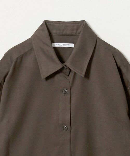BEAUTY&YOUTH UNITED ARROWS / ビューティー&ユース ユナイテッドアローズ シャツ・ブラウス | ポリエステル スエードライク シャツ | 詳細4