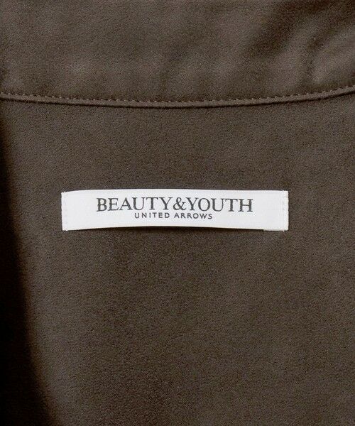 BEAUTY&YOUTH UNITED ARROWS / ビューティー&ユース ユナイテッドアローズ シャツ・ブラウス | ポリエステル スエードライク シャツ | 詳細9