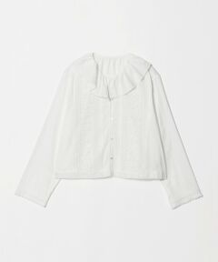 BEAUTY&YOUTH UNITED ARROWS / ビューティー&ユース ユナイテッドアローズ シャツ・ブラウス | エンブロイダリー フリルカラー シャツ