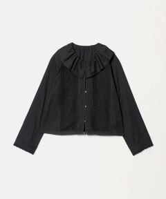 BEAUTY&YOUTH UNITED ARROWS / ビューティー&ユース ユナイテッドアローズ シャツ・ブラウス | エンブロイダリー フリルカラー シャツ
