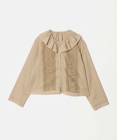 BEAUTY&YOUTH UNITED ARROWS / ビューティー&ユース ユナイテッドアローズ シャツ・ブラウス | エンブロイダリー フリルカラー シャツ