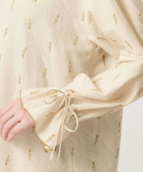BEAUTY&YOUTH UNITED ARROWS / ビューティー&ユース ユナイテッドアローズ シャツ・ブラウス | コットン ジャガード ペザントシャツ ウォッシャブル | 詳細8
