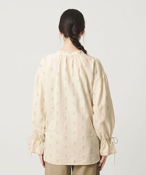 BEAUTY&YOUTH UNITED ARROWS / ビューティー&ユース ユナイテッドアローズ シャツ・ブラウス | コットン ジャガード ペザントシャツ ウォッシャブル | 詳細6