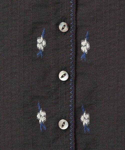BEAUTY&YOUTH UNITED ARROWS / ビューティー&ユース ユナイテッドアローズ シャツ・ブラウス | コットン ジャガード ペザントシャツ ウォッシャブル | 詳細14