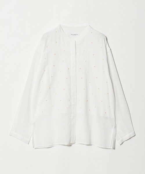 BEAUTY&YOUTH UNITED ARROWS / ビューティー&ユース ユナイテッドアローズ シャツ・ブラウス | コットンクレープ ビーズ エンブロイダリー シャツ | 詳細4