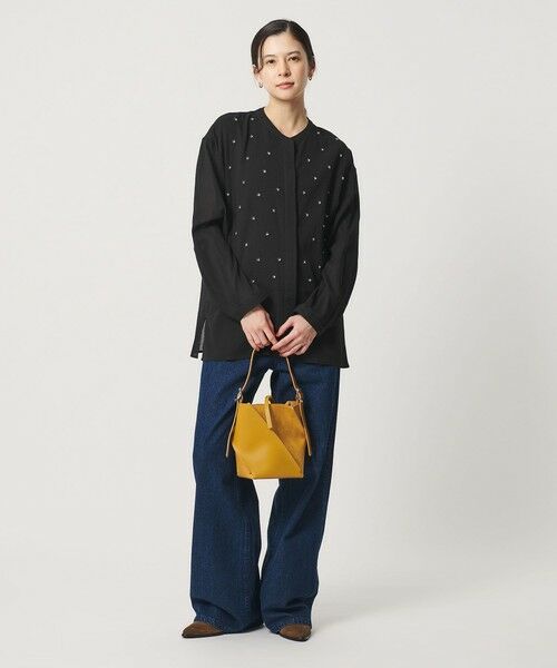 BEAUTY&YOUTH UNITED ARROWS / ビューティー&ユース ユナイテッドアローズ シャツ・ブラウス | コットンクレープ ビーズ エンブロイダリー シャツ | 詳細9