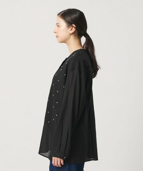 BEAUTY&YOUTH UNITED ARROWS / ビューティー&ユース ユナイテッドアローズ シャツ・ブラウス | コットンクレープ ビーズ エンブロイダリー シャツ | 詳細11