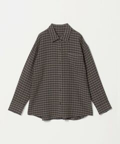 BEAUTY&YOUTH UNITED ARROWS / ビューティー&ユース ユナイテッドアローズ シャツ・ブラウス | レーヨンブレンド チェック オーバーサイズシャツ