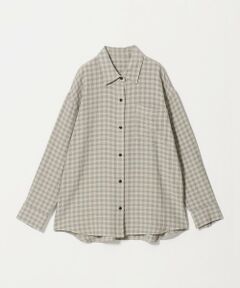 BEAUTY&YOUTH UNITED ARROWS / ビューティー&ユース ユナイテッドアローズ シャツ・ブラウス | レーヨンブレンド チェック オーバーサイズシャツ