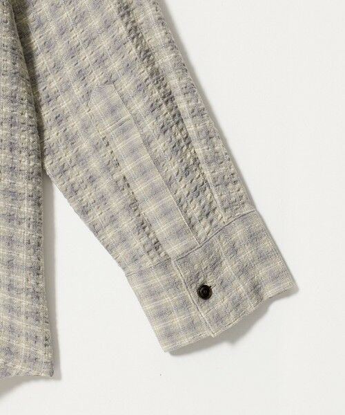 BEAUTY&YOUTH UNITED ARROWS / ビューティー&ユース ユナイテッドアローズ シャツ・ブラウス | レーヨンブレンド チェック オーバーサイズシャツ | 詳細7