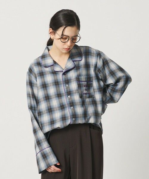 BEAUTY&YOUTH UNITED ARROWS / ビューティー&ユース ユナイテッドアローズ シャツ・ブラウス | 【別注】＜TOKI＞チェック オープンカラー シャツ | 詳細2