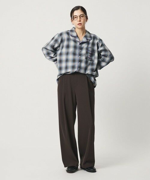 BEAUTY&YOUTH UNITED ARROWS / ビューティー&ユース ユナイテッドアローズ シャツ・ブラウス | 【別注】＜TOKI＞チェック オープンカラー シャツ | 詳細3