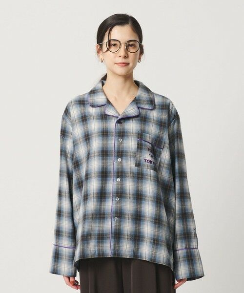 BEAUTY&YOUTH UNITED ARROWS / ビューティー&ユース ユナイテッドアローズ シャツ・ブラウス | 【別注】＜TOKI＞チェック オープンカラー シャツ | 詳細6