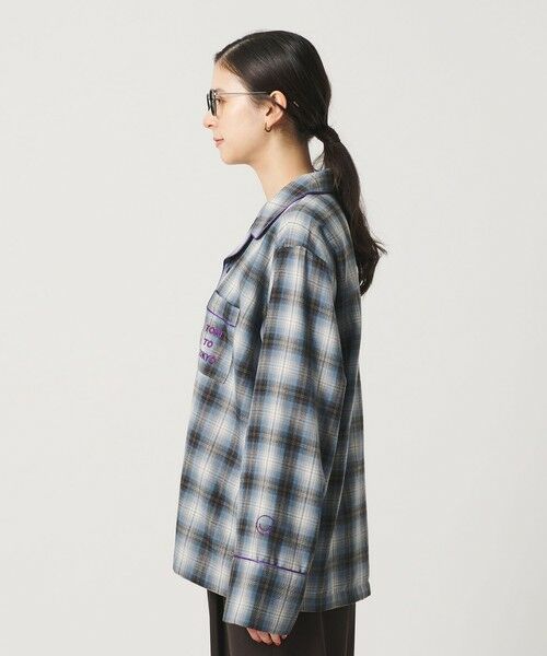 BEAUTY&YOUTH UNITED ARROWS / ビューティー&ユース ユナイテッドアローズ シャツ・ブラウス | 【別注】＜TOKI＞チェック オープンカラー シャツ | 詳細7