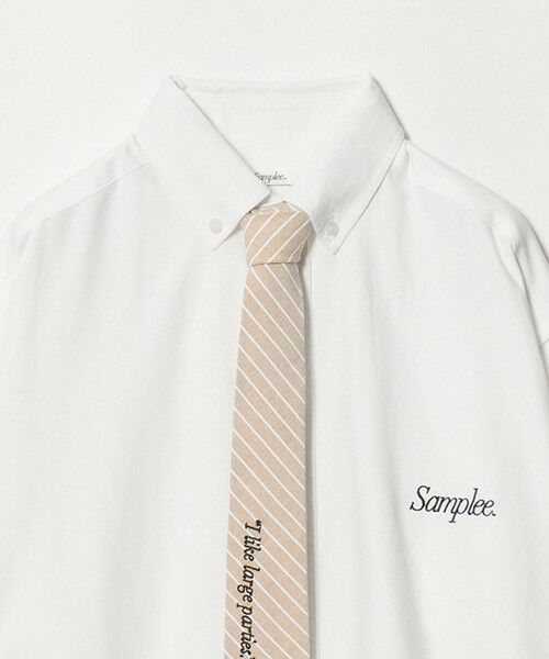 BEAUTY&YOUTH UNITED ARROWS / ビューティー&ユース ユナイテッドアローズ シャツ・ブラウス | 【別注】＜Samplee＞タイセット シャツ | 詳細2