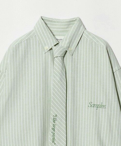 BEAUTY&YOUTH UNITED ARROWS / ビューティー&ユース ユナイテッドアローズ シャツ・ブラウス | 【別注】＜Samplee＞タイセット シャツ | 詳細8