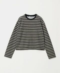 BEAUTY&YOUTH UNITED ARROWS / ビューティー&ユース ユナイテッドアローズ Tシャツ | ベロアボーダー ロングスリーブ Tシャツ