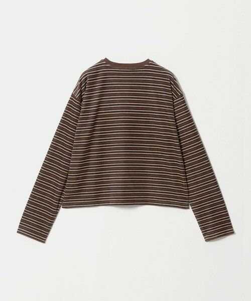 BEAUTY&YOUTH UNITED ARROWS / ビューティー&ユース ユナイテッドアローズ Tシャツ | ベロアボーダー ロングスリーブ Tシャツ | 詳細5