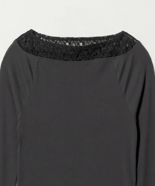 BEAUTY&YOUTH UNITED ARROWS / ビューティー&ユース ユナイテッドアローズ カットソー | レースドッキング ロングスリーブ カットソー | 詳細4